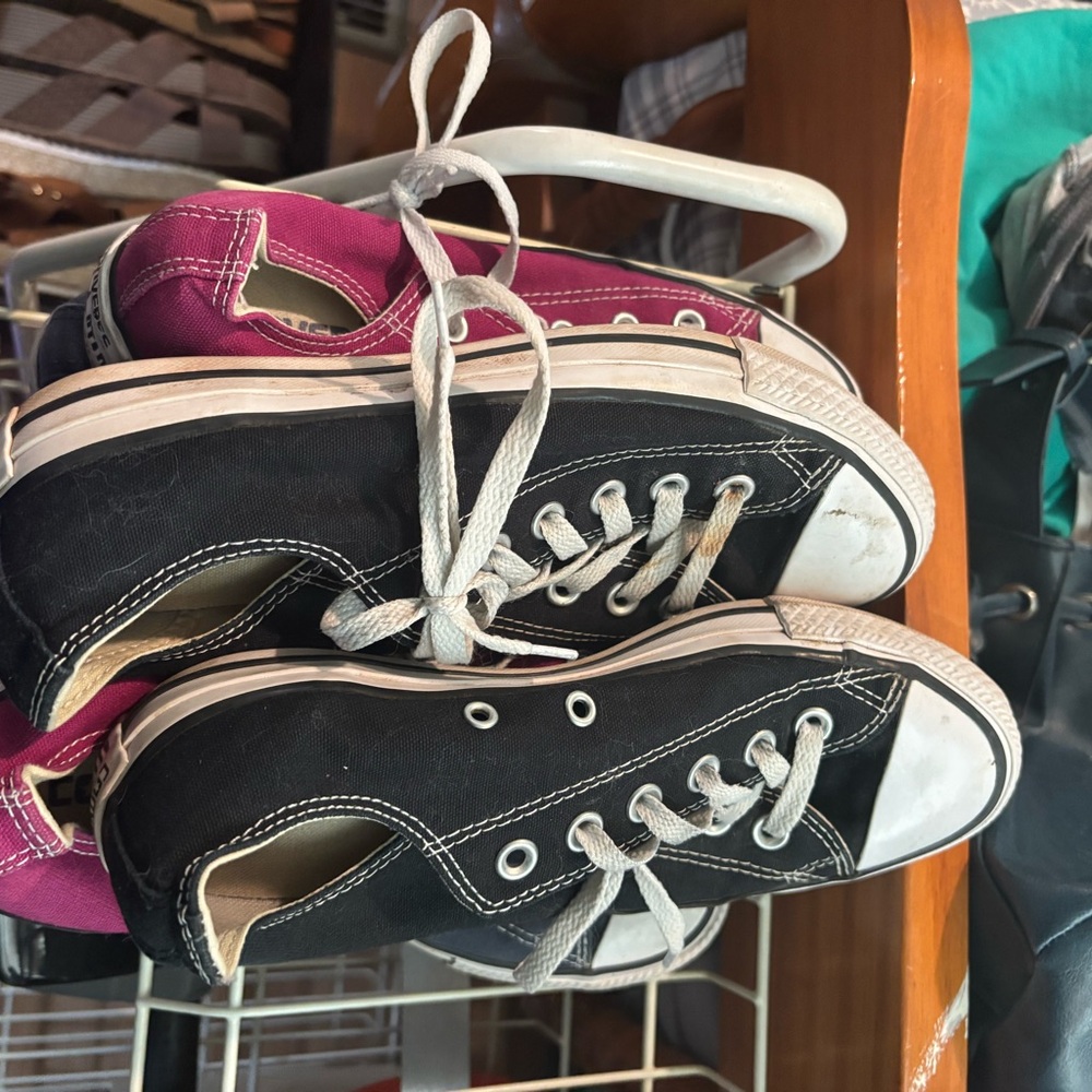 Converse Black Sneakers Classic Canvas Low-Top